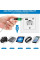 Адаптер-розетка Folem RZ1 с портами USB и Type-C, быстрая зарядка QC3.0, белая глянцевая