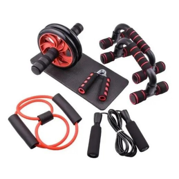 Багатофункціональний фітнес-набір Set-Sport 7в1 з упорами й аксесуарами