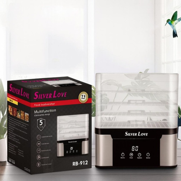 Сушарка Silver Love RB-912 електрична 5 ярусів для приготування сухофруктів