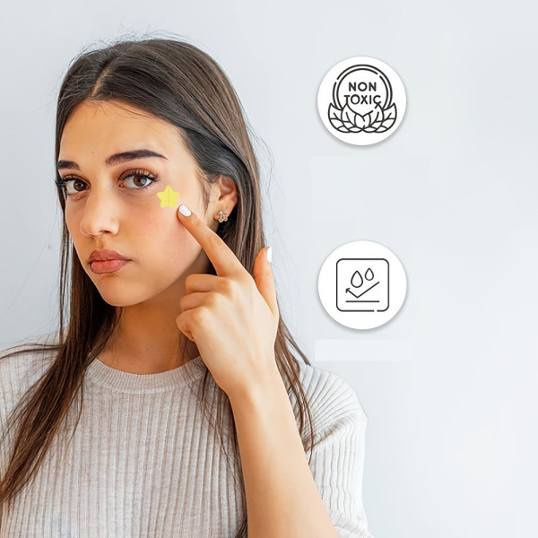 Патчі для обличчя від прищів гідроколоїдні 600 шт. для точкового лікування проблемної шкіри