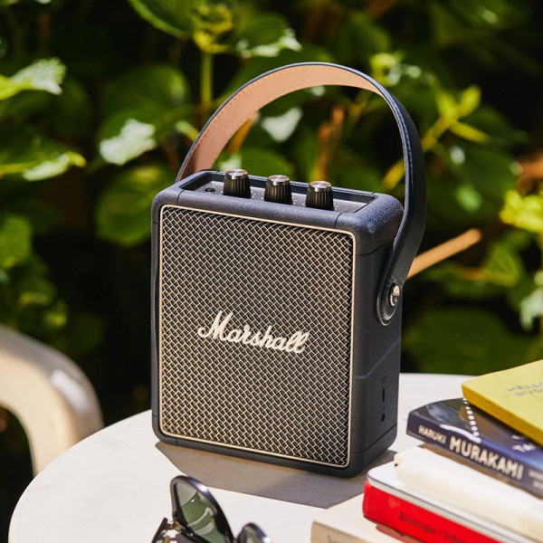 Портативная Bluetooth колонка Marshall Stockwell II со стереозвуком и аккумулятором, 20 Вт, черная