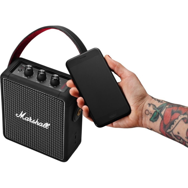Портативная Bluetooth колонка Marshall Stockwell II со стереозвуком и аккумулятором, 20 Вт, черная