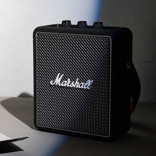 Портативная Bluetooth колонка Marshall Stockwell II со стереозвуком и аккумулятором, 20 Вт, черная
