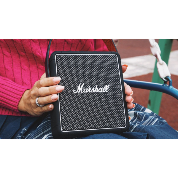 Портативная Bluetooth колонка Marshall Stockwell II со стереозвуком и аккумулятором, 20 Вт, черная