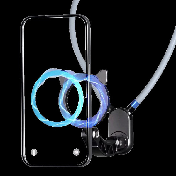 Тримач для POV-знімання на шию з магнітом для смартфона та камери, для блогерів і подорожей