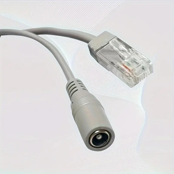Сетевой и силовой кабель RJ45 DC 20 м медный для компьютерных сетей и камер