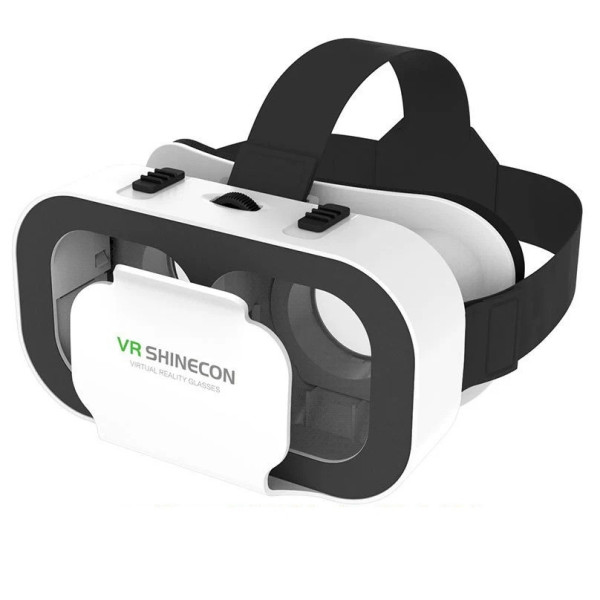 Очки виртуальной реальности SHINECON SC-G05a для игр и просмотра 3D фильмов белого цвета