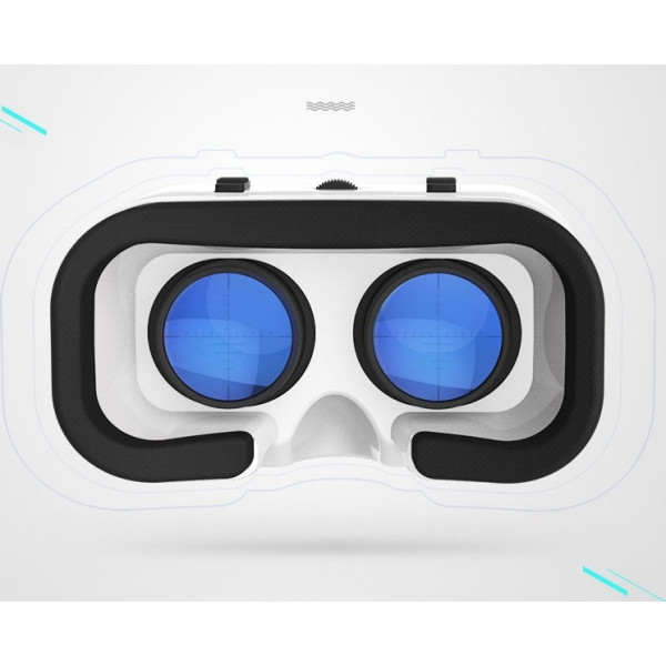 Очки виртуальной реальности SHINECON SC-G05a для игр и просмотра 3D фильмов белого цвета