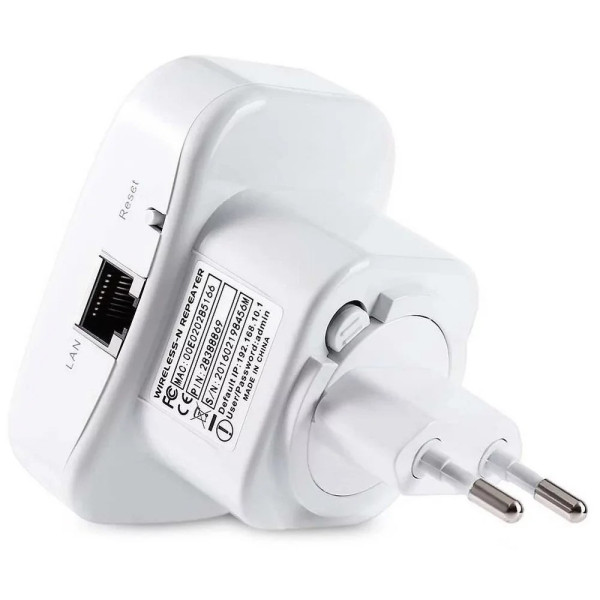 Повторювач Wi-Fi сигналу Wireless-N репітер із роз'ємом поворотного типу 2dBi