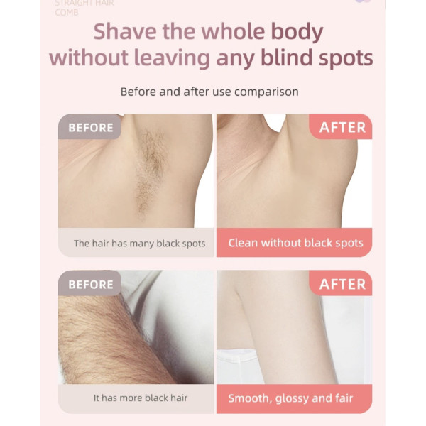 Електроепілятор жіночий із двома головками й акумуляторною роботою