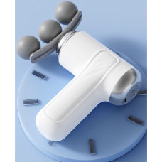 Масажний пістолет Fascial Gun LM-130 для розслаблення м'язів із 9 насадками