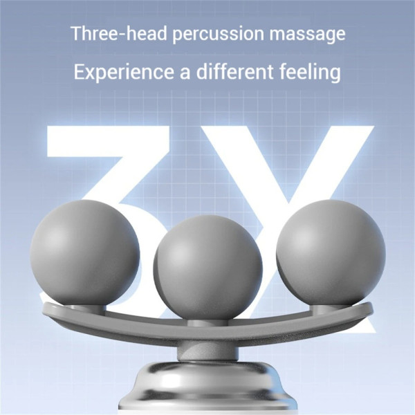 Масажний пістолет Fascial Gun LM-130 для розслаблення м'язів із 9 насадками