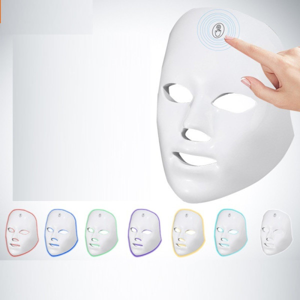 Маска для світлотерапії 7в1 для відновлення й омолодження шкіри