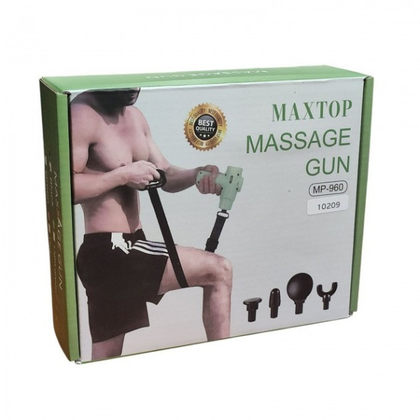 Електромасажер MP-960 Maxtop для тіла та спини бірюзовий