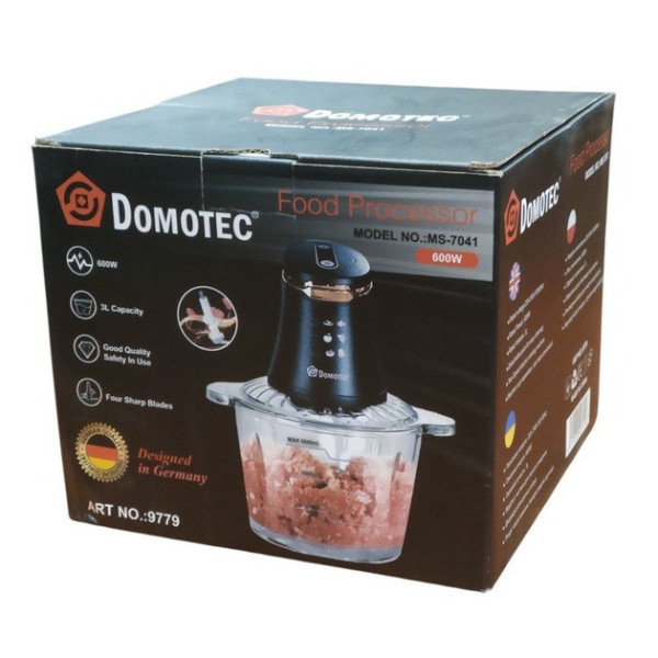 Портативный блендер Domotec 7041 с аккумулятором и мощностью 600 Вт