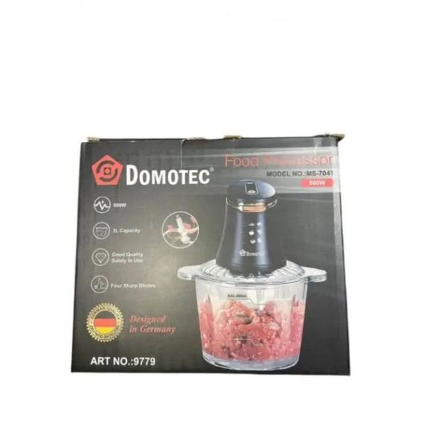 Універсальний стаціонарний блендер Domotec 7041 3 л потужність 600 Вт чорний