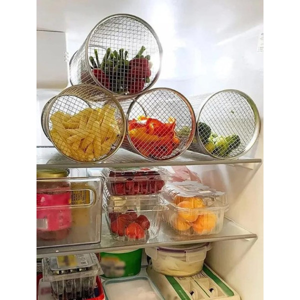 Барбекю кошика з неіржавкої сталі обертовий 360° циліндричний