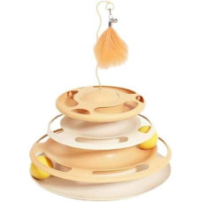 Трек для кішок із 4 поверхами та пером для активної гри