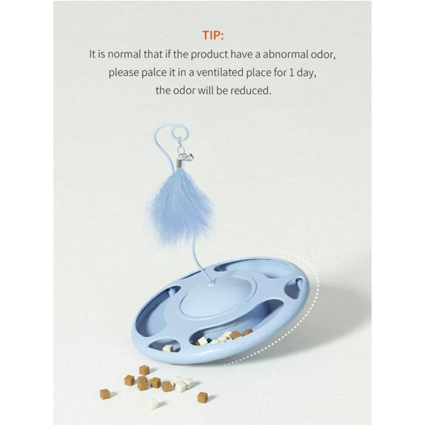 Трек для кішок із 4 поверхами та пером для активної гри