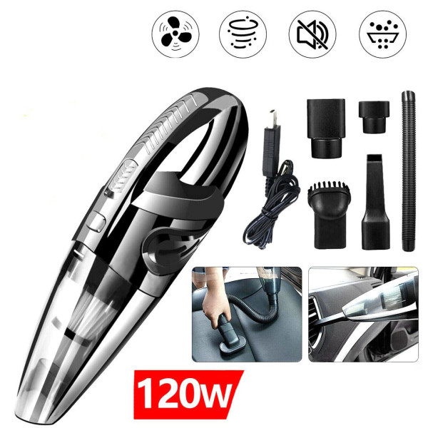 Пилосос для авто INSPIRE AX-6612 акумуляторний, з набором насадок