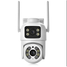 Wi-Fi-камера Q13 з нічним зніманням і двома лінзами 2×3MP внутрішня/улісова