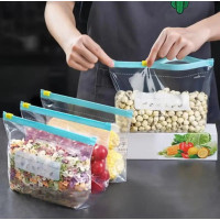 Пакети Zip-lock для вакуумного зберігання їжі 30 шт 3 розміри