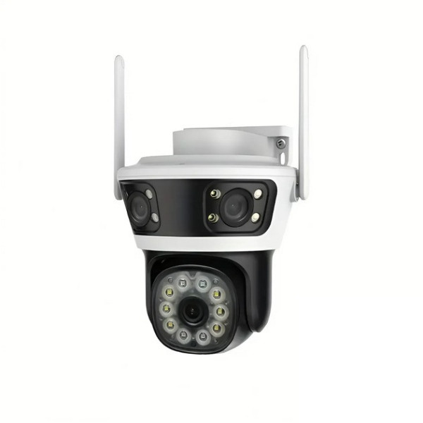 Уличная IP-камера видеонаблюдения Q70 с поддержкой LAN и датчиком движения, питание 220В, режим день/ночь