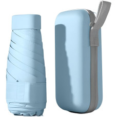 Компактна складна парасолька для подорожей 15 см у футлярі-капсулі