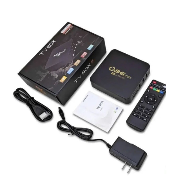 TV-приставка Q96 MAX 4K Wi-Fi Android 10 пам'ять 1 ГБ RAM 8 ГБ ROM