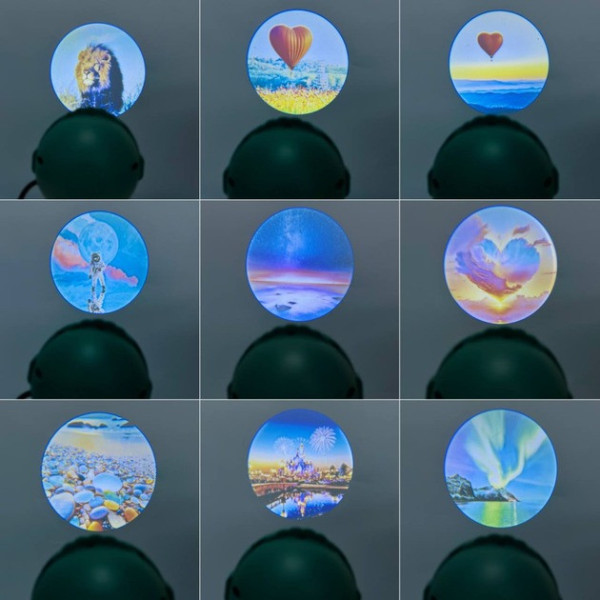 Проєктор-нічник Astronaut Lamp K2301 зі замінними картриджами