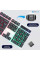 Клавиатура и мышь K518 с эргономичной панелью RGB для ПК и ноутбука, черная