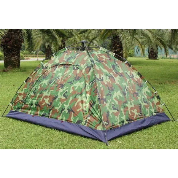 Автоматичний намет Камуфляж для 6 осіб 2х2.5 м із сіткою