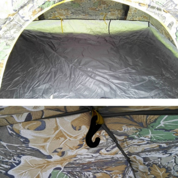 Автоматичний намет Камуфляж для 6 осіб 2х2.5 м із сіткою