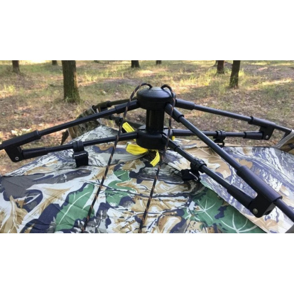 Автоматичний намет Камуфляж для 6 осіб 2х2.5 м із сіткою