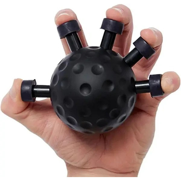Тренажер для пальців і кисті руки чорний для витривалості та сили