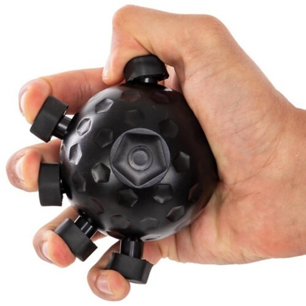 Тренажер для пальців і кисті руки чорний для витривалості та сили