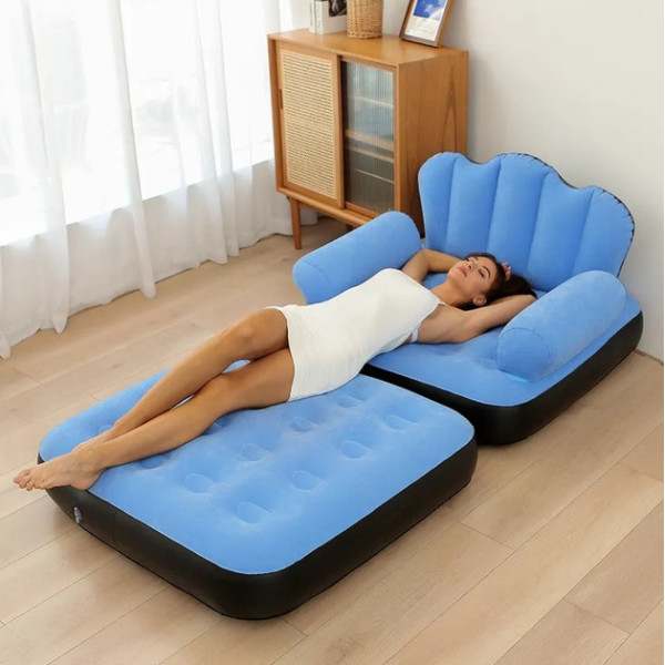 Надувний трансформер Bestway 67356 для дому та вулиці блакитний