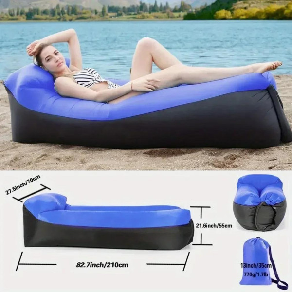 Легкий портативний диван RD-3002 до 200 кг без насоса