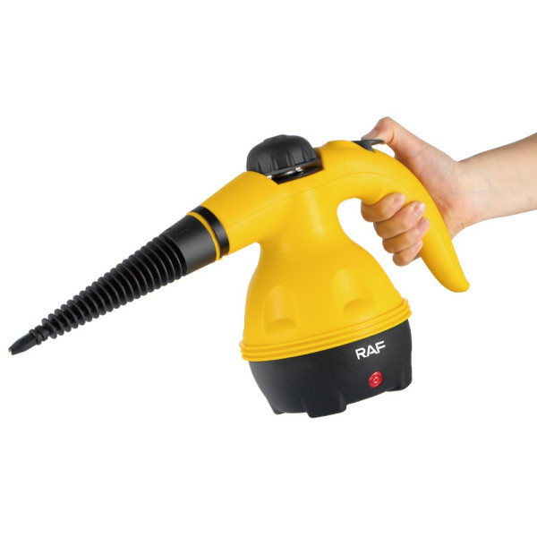 Ручний пароочисник RAF R.1028 з насадками для вікон і одягу