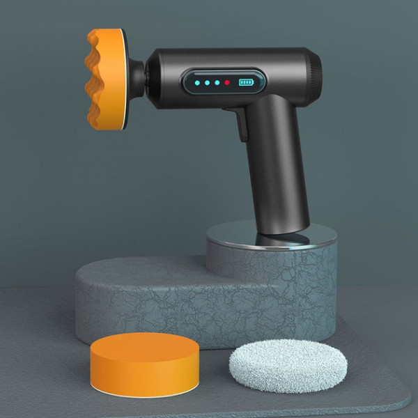 Машинка для полірування авто та вдома акумуляторна з насадками