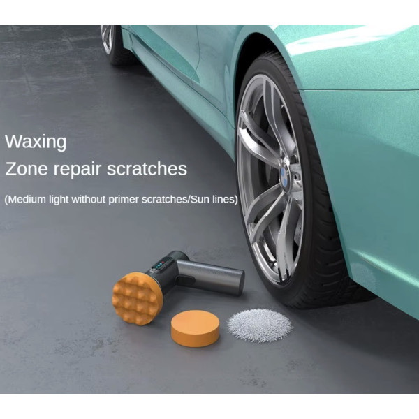 Машинка для полірування авто та вдома акумуляторна з насадками