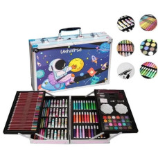 Творчий набір Астронавт в алюмінієвому кейсі 145 предметів синій