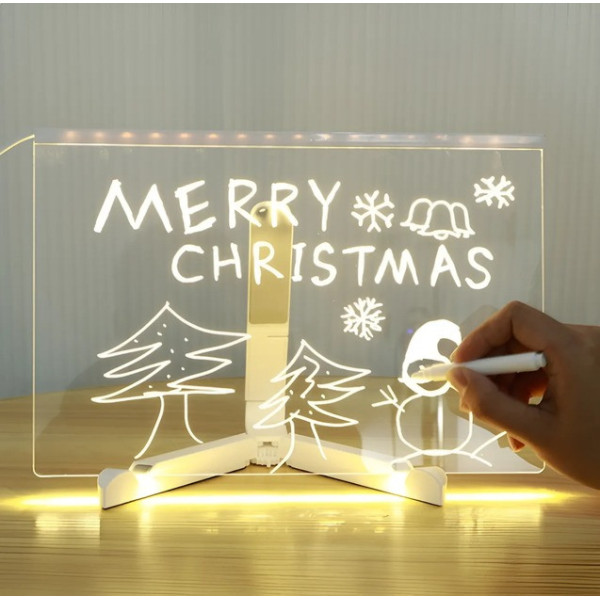 Дошка для малювання та нотаток ST-805 з USB-підсвіткою 150х150 мм