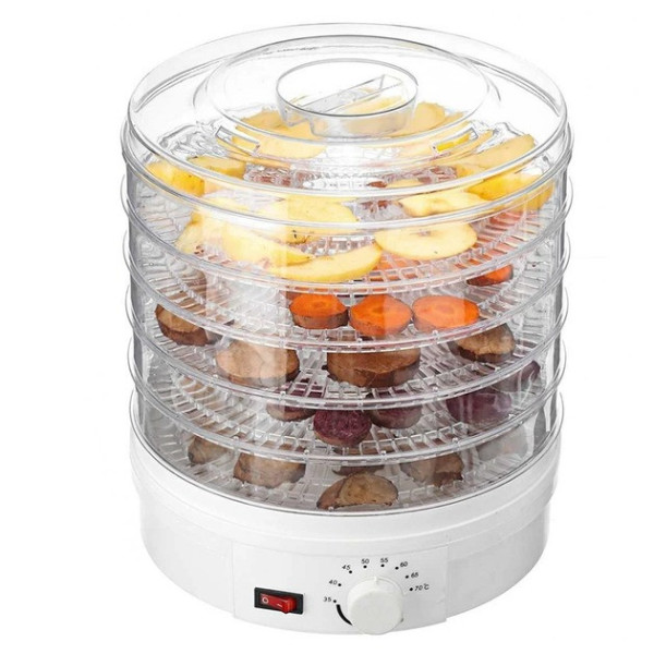 Дегідратор електричний MAXTOP MP-5077 для фруктів і овочів 5 секцій