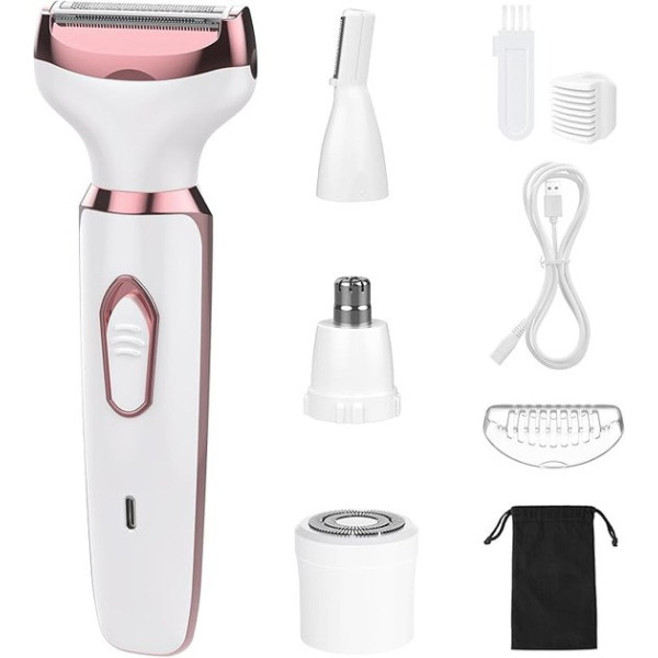 Портативний епілятор 4-в-1 для жінок обличчя бікіні