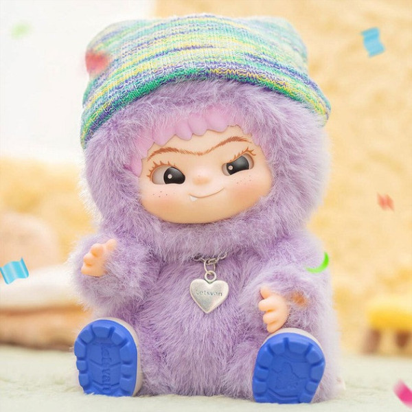 Плюшевая коллекционная игрушка-брелок Labubu Монстры Pop Mart высотой 15 см