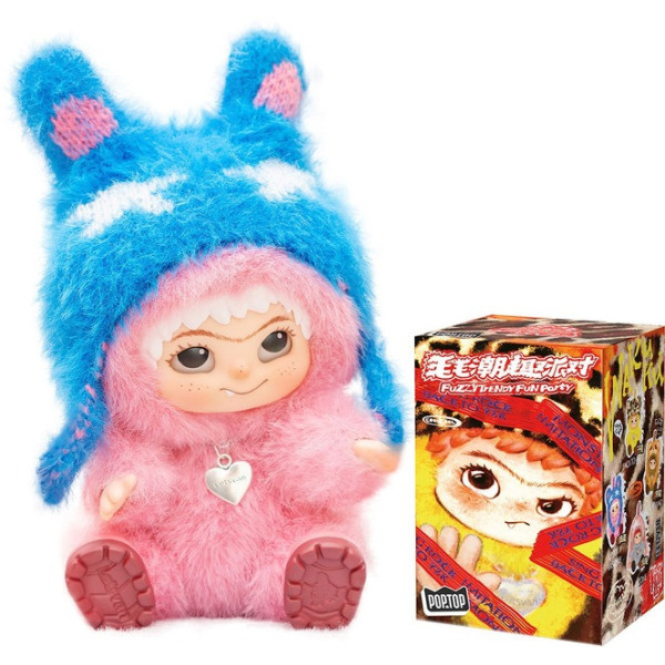 Плюшевая коллекционная игрушка-брелок Labubu Монстры Pop Mart высотой 15 см