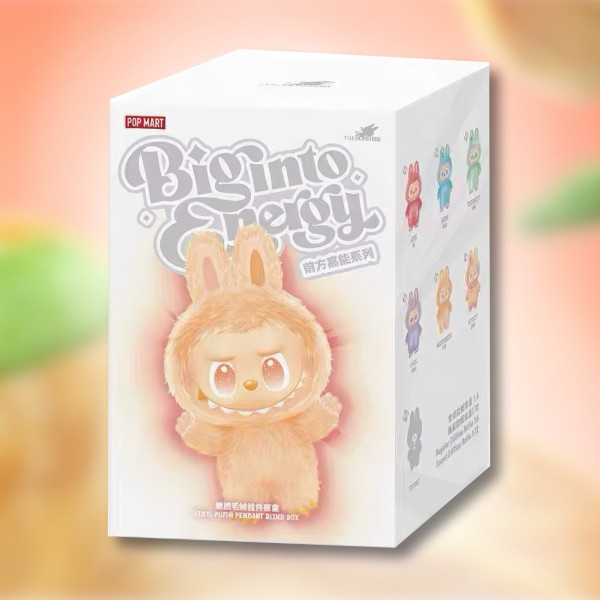 Мягкая коллекционная игрушка Labubu v3 The Monsters высотой 12 см из плюша