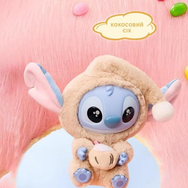 Брелок-игрушка Labubu Стич 16 см из плюша для детей и аксессуаров