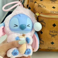 Брелок-игрушка Labubu Стич 16 см из плюша для детей и аксессуаров